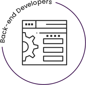 Back-end developers Back-end developers