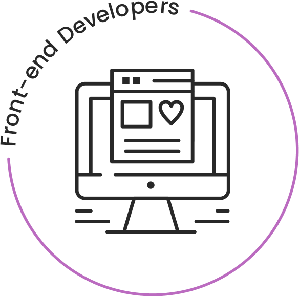 Front-end developers Front-end developers
